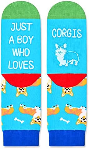 Подароци за HappyPop за момчиња од 7 до 10 години, нови момчиња чорапи Детски чорапи смешни глупо луди чорапи