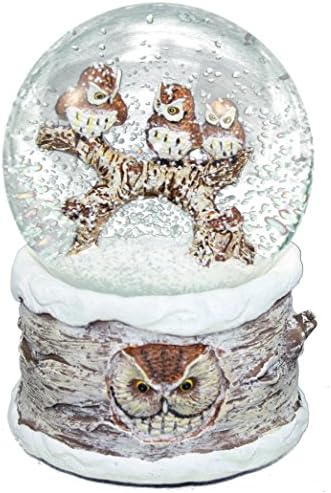 Зимски штала бувови 100мм музички снежен глобус игра Керол од bellвонките