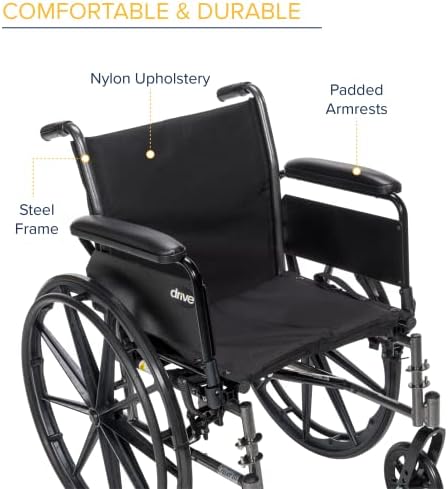 Возете медицински K318DFA-ELR CRUISER III лесна инвалидска количка со преклопување со полни раце и воздигнувачки одмор на нозете