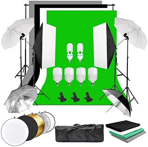 LLAMN Photo Studio Softbox чадор за осветлување на чадорот Поддршка за позадината 4 Заднината