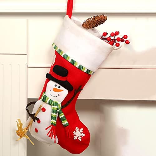 Големи чорапи бонбони чорапи Божиќни украси Дома одмор Божиќни забави украси големи отворено виси Божиќни украси