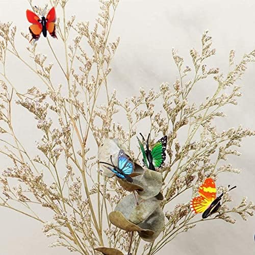 100 парчиња иглички за притискање на пеперутка, 3D Buttery Butterfly Creative Pushpin Decorative Butterfly Thumbtacks Шарени симпатични