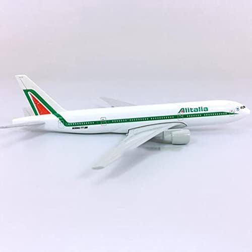 Csyanxing Alitalia 777 Авионски модел 1: 400 модели за симулација на легура за собирање подарок со штанд за приказ