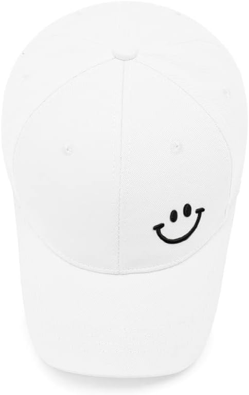 Gegeen Domog Smimey Face Chat Chomcher Chats Прилагодлива насмевка Бејзбол капа лето пред -капа y2k капа за жени мажи