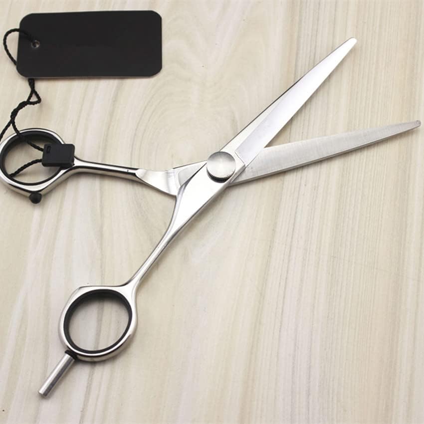 Ножици за сечење на косата, 6 инчи Професионална Јапонија 440C челични ножици за коса Поставете сечење бербер ножици за слабеење