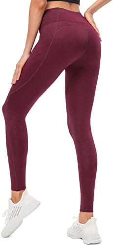 Американски трендови хеланки за жени со џебови руно наредени хеланки со високи половини јога панталони