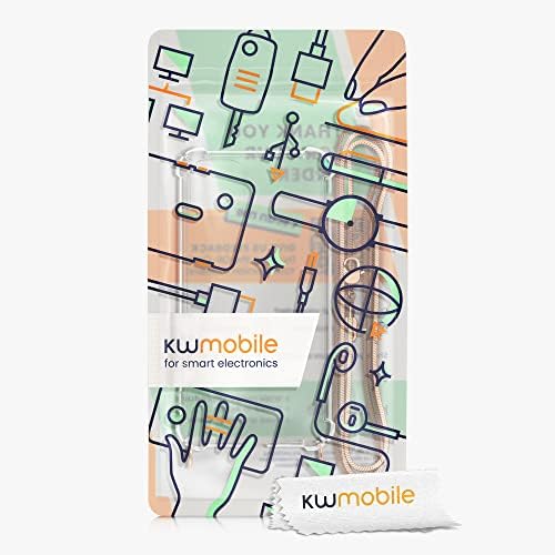 KWMobile Case компатибилен со Apple iPhone 11 Pro - Crossbody Case Clear Transparents TPU Телефонски капак со каиш со метален ланец