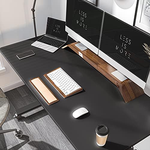 Работна биро за прилагодување на висината на висината на висината на Cramky, Прирачник од 55 x 24 инчи, стојте работна станица за домашна канцеларија