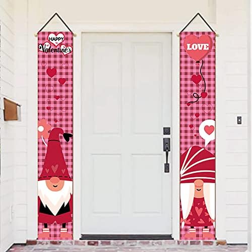 Зимски Декоративен Венец Нов Ден На Вљубените Двојка Врата Виси Врата Двојка Европски И Американски Исповед Датира Универзална Да