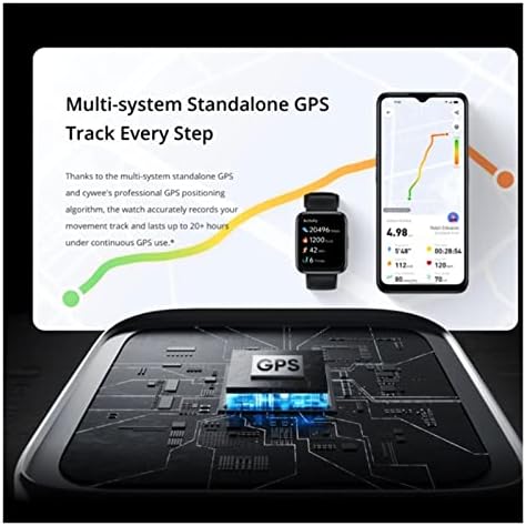 UCCP Bluetooth Повикувајќи Паметен Часовник Muti-System Standalong GPS 1.78 110 Спортски Модел 345mah Батерија Паметен Часовник