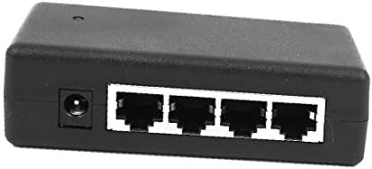 X-Ree Четири DC12V POE Splitters 4 LAN POE пристаништа за напојување Етернет за IP-комплет за камера (Quattro DC12V POE Splitter 4 LAN POE PORTE BOX DI ALIMENTAZIONE ETHERNET по комплет телекамера IP
