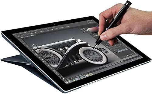 Broonel Black Fine Point Digital Active Stylus Pen - Компатибилен со Teclast Tablet 10 Inch Android 12 P30S
