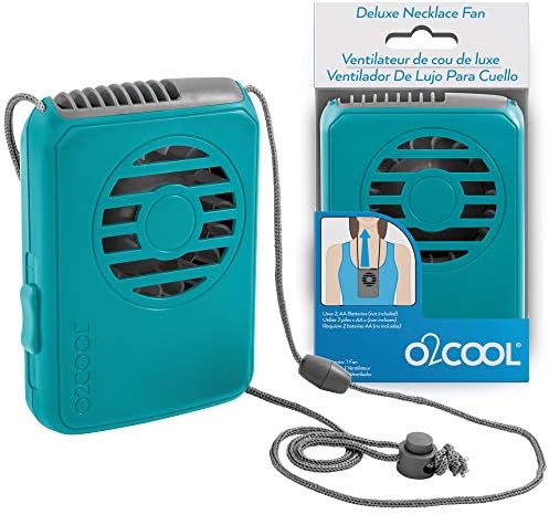 O2cool Батерија Напојува Личен Вентилатор Со Јаже, Лади Лицето И Вратот