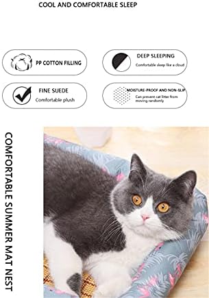 Scdcww Оксфорд Платно Мат Гнездо Куќа За Мачки Производи За Миленичиња Миленичиња Додатоци За Мачки Хамак Кадифен Гребење Со Куќа Перници