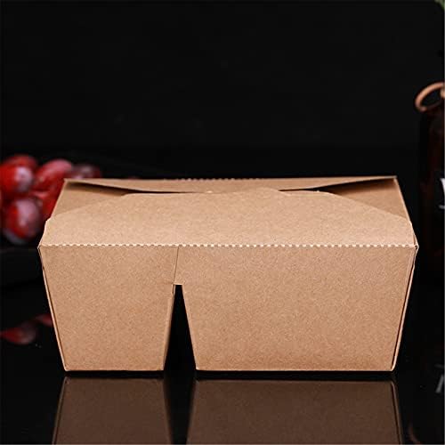 Dious за еднократна употреба угостителство пржена кутија за пилешко, микробранови за ручек, кутија за пакување хартија Крафт задебелена