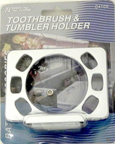 Аква Plumb C4105 Четка за заби &засилувач; Носителот Тамблер