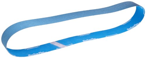 Нортон Bluefire R823p Benchstand Абразивен појас, водоотпорен, полиестерска поддршка, цирконија алумина, 2 ширина, должина од 48,
