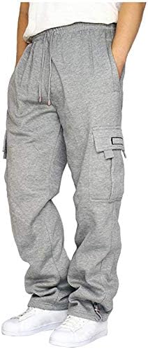 Jогер на Егмода Машка џогер со џебови, мажи обични карго панталони на отворено спортски модни обични атлетика панталони хареми панталони