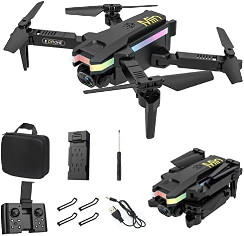 Преклоплив дрон со двојна 4K HD FPV камера, подароци за далечински управувачки играчки за момчиња девојчиња со надморска височина Држете