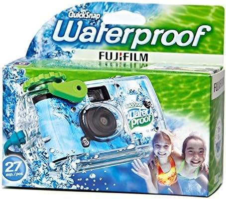 Fujifilm Брзо Предвремени Водоотпорен 27 exp. 35мм камера 800 филм, Сина/Зелена/бела, 1 Пакет