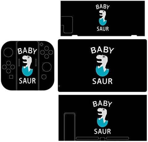 Налепница за прекинувачи за бебиња Саур убава шема целосна заштита на кожата за завиткување за прекинувач Nintendo за прекинувач