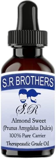 S.R браќа бадеми слатко чисто и природно масло од носач на носач 15 ml