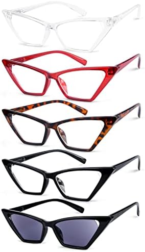 Очила за Очи 5-пакет Очила За Читање Мачки Жени Преголеми Читатели