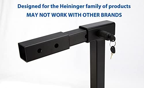 Heininger Black 5/8 PIN со дијаметар 6001 предност Sportsrack 2 навојна приемник приколка за заклучување