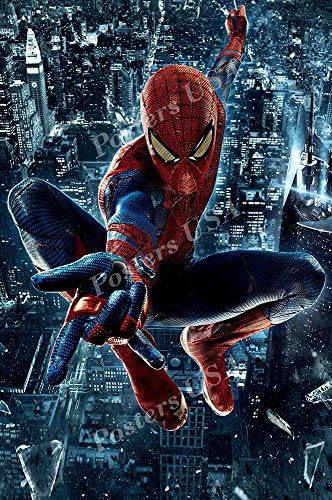 Premiumprints - Marvel Amazing Spiderman Poxless Movie постелна завршница направена во САД - FIL298)