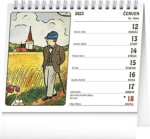 Јозеф Лада Биро Календар 2023 Мини