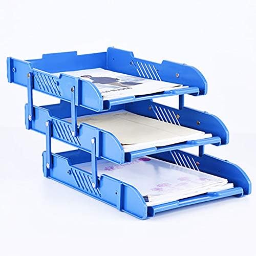 Yfqhdd 3-слој PP Mesh Holder File Stand Organizer Tray Tray For Praition Lapt Haper Document Home Office Desk File File Sports