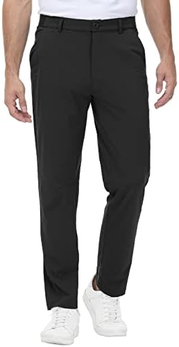 Tbmpoy Mens Streater Golf Pants Plightight Bright Casual Pant Pant со 3 џебови