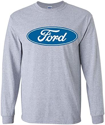 Лиценцирано лого на Форд лого со долги ракави новини маица Fomoco Truck Mustang Performance