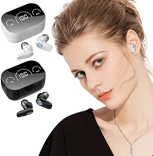 S320 Bluetooth Слушалки Безжични Слушалки Во Уво Стерео Звук Спортски Чепчиња За Уши Со Дизајн На Огледало LED Паметен Дисплеј ZG9
