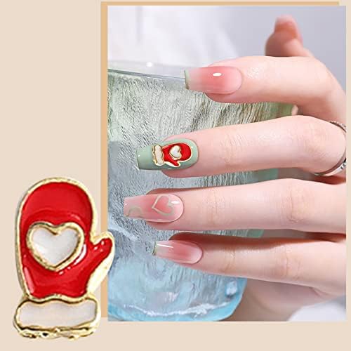 Налепници за нокти на NPKGVIA со разни големини и стилови Сјајни накит за скапоцен камен, погоден за убавина на ноктите, погодни за