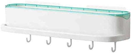 GSDNV бања за складирање решетката за решетки за решетки за туширање кади организатор шампон сапун козметички држач со куки закачалки за пешкири бања орагизер