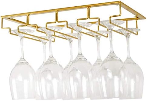 Креативна едноставност стакло креативна едноставност за вино решетка под шкафот стакло за складирање на стакло Организатор на решетката