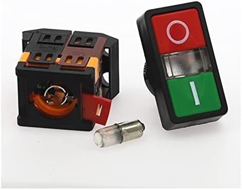 Tioyw AS-22N 25N Start-Stop Double Pushbuttons Switch со LED светилка