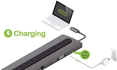 IOGEAR 11-ПОРТИ USB-C Двојна Видео Докинг Станица со Испорака На Енергија 3.0, GUD3C05