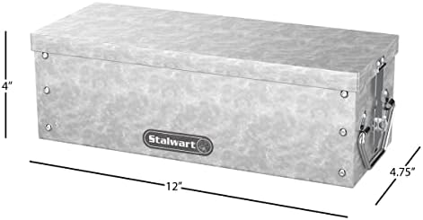 Stalwart 75-005 кутија за заклучување на метали, 12 & Master Lock 646t Поставете своја комбинирана брава за багаж, 2 брои, црна