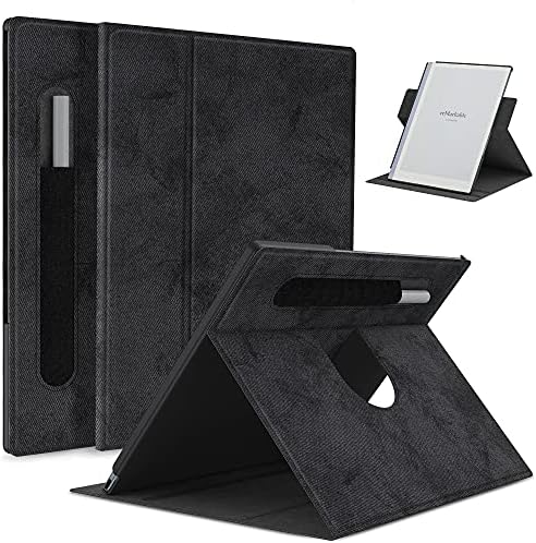 ET NET-CASE тенок лесен книга Фолиос кутија за извонредна дигитална хартија 2 10,3 инчи, ротирачки држач за ротирање од 360 степени за