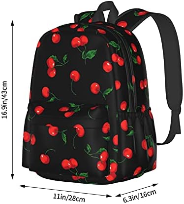 Киулоам 17 инчен ранец на ранецот на ранецот на лаптопот на лаптопот Ранец торба торба за училишни букчиња за секојдневен дневен пакет