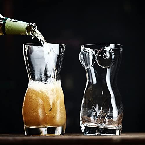 Чаша од пиво, чаши од пиво 14oz за замрзнувач, секси голи Мис и мускулатура, чисти стаклени чаши уникатни барови чаши секси тело