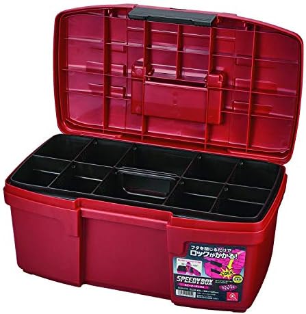 Ринг Starвезда SDB-475 Брза кутија за кутии за кутии, може да складира долги и широки алатки, црвено