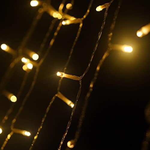 Водопад Божиќ Украси Ѕвезда Светла 8 Режими Дрво Светла Дрво Украс Led Диоди Светлина Декорација Затворен Или Отворен за Двор Божиќ Дома
