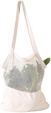 Торбички за намирници за мрежи за купување торбички плетени чанти од овошје плажа