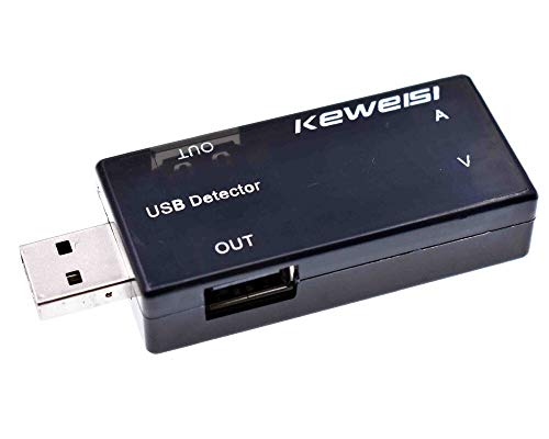 Двоен USB напон на напон, детектор за полнење Тестер за мобилен моќност дигитален дисплеј волтметар amtermet usb полнач тестер црвена