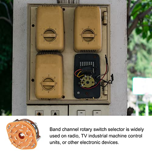 Rotary Switch Switch Switch 3P4T 3 Позиција, единечна палуба [за радио, ТВ, единица за контрола на индустриска машина] - 1 парчиња