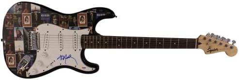 Вили Нелсон потпиша автограм со целосна големина обичај едно-на-ти-ти-ти-тина 1/1 Fender Stratocaster Електрична гитара со PSA/DNA автентикација-црвен
