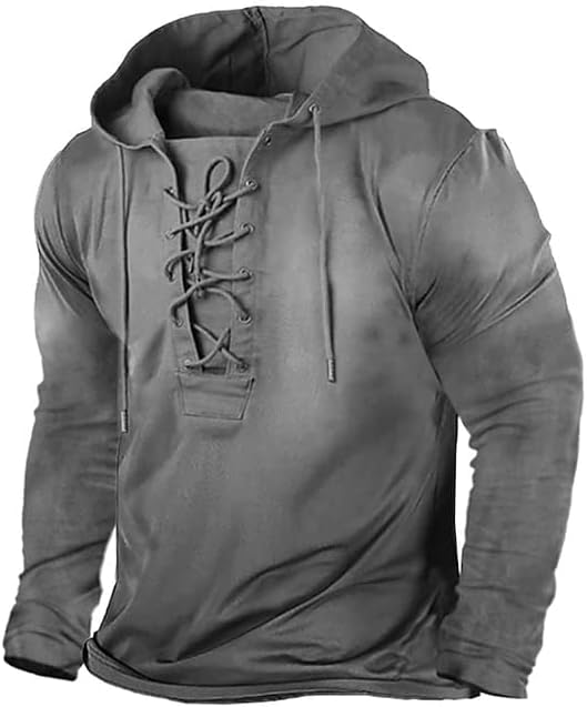 21 грама западни тактички џемпери за мажи со долги ракави ја врзаат пулвер удобност лесни обични врвови за спортска салата